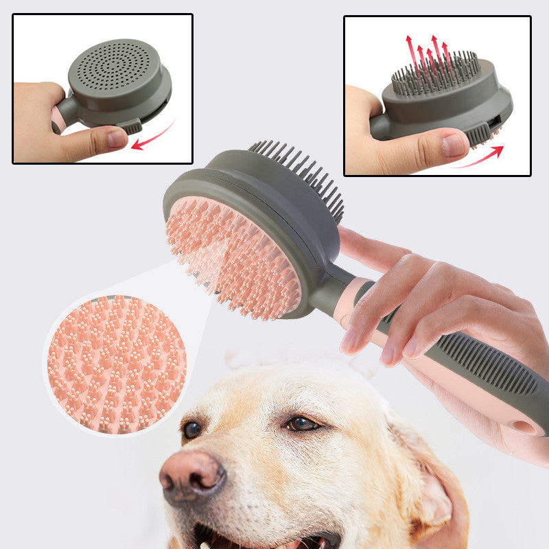 FurEase™ Self-Cleaning Pet Hair Removal Brush