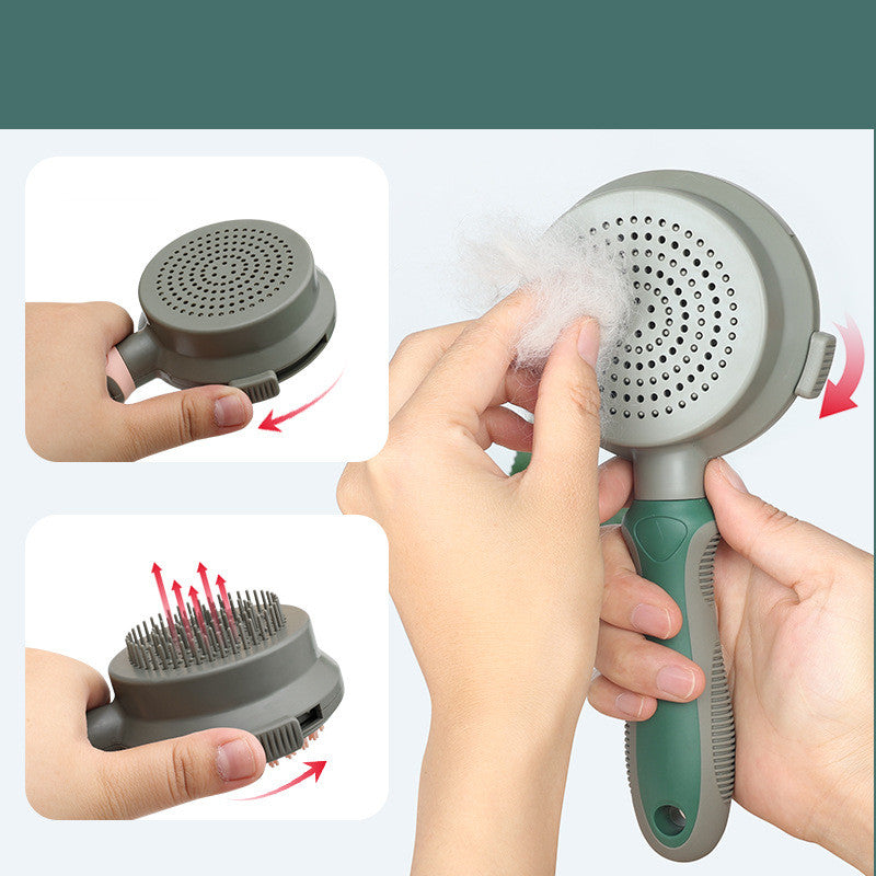 FurEase™ Self-Cleaning Pet Hair Removal Brush